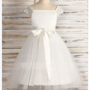 jjshouse ivory flower girl dress